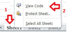 adding VBA code to a worksheet